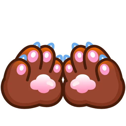 Стикер 26 Cat Paws Emoji