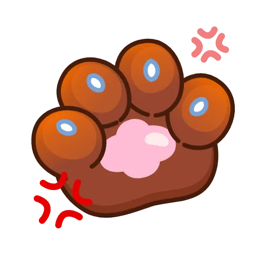 Стикер 9 Cat Paws
