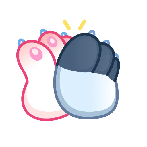 Стикер 10 Cat Paws