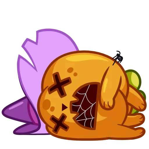 Стикер 19 Cat Pumpkin