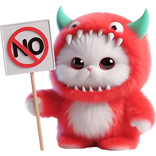 👎 Стикер «Пушистые котики» для Telegram