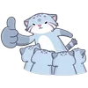 Стикер 32 😏 Кот Урка