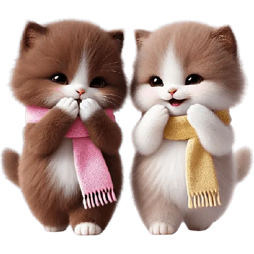 🤭 Стикер «Кошачья любовь» для Telegram