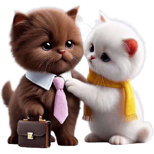 👜 Стикер «Кошачья любовь» для Telegram