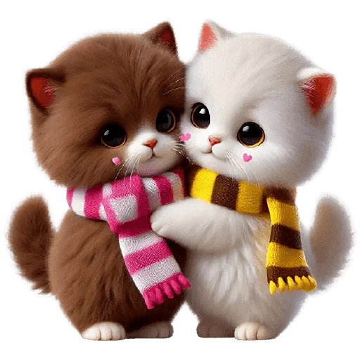 😍 Стикер «Кошачья любовь» для Telegram