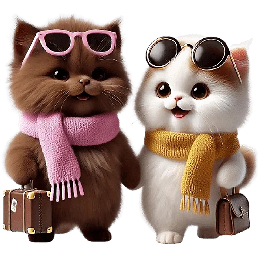 👜 Стикер «Кошачья любовь» для Telegram