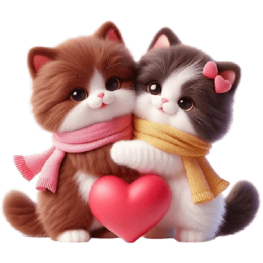 Стикерпак Кошачья любовь для Telegram