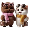 👜 Эмодзи «Кошачья любовь» для Telegram