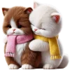 😔 Эмодзи «Кошачья любовь» для Telegram