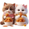 🍕 Эмодзи «Кошачья любовь» для Telegram