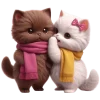 🥹 Эмодзи «Кошачья любовь» для Telegram