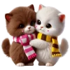 😍 Эмодзи «Кошачья любовь» для Telegram