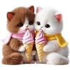 🍧 Эмодзи «Кошачья любовь» для Telegram