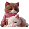 😔 Эмодзи «Кошачья любовь» для Telegram