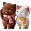 ☺️ Эмодзи «Кошачья любовь» для Telegram