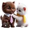 👜 Эмодзи «Кошачья любовь» для Telegram