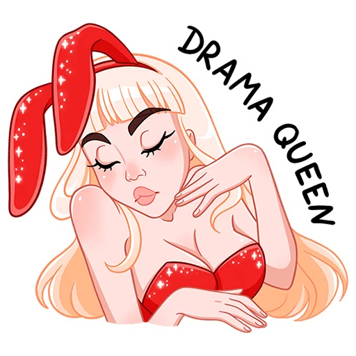 👸 Стикер «Каталина» для Telegram