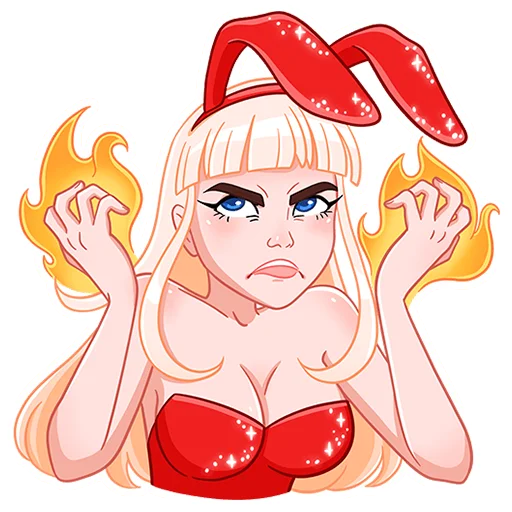 😠 Стикер «Каталина» для Telegram