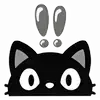 Стикер 12 ୨ Cat