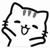 Стикер 10 ୨ Cat