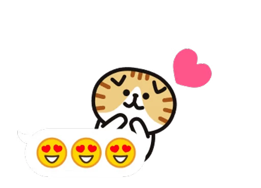 😍 Стикер «Cat bubbles» для Telegram