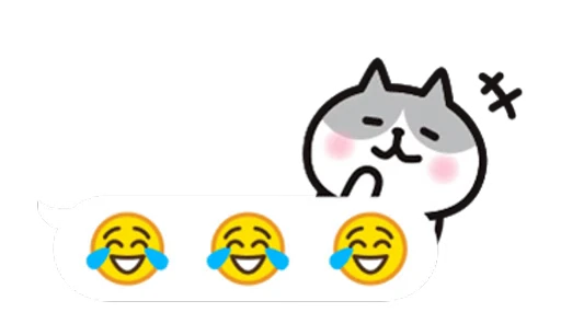 😂 Стикер «Cat bubbles» для Telegram