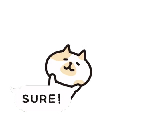 🙌 Стикер «Cat bubbles» для Telegram