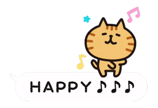 😺 Стикер «Cat bubbles» для Telegram