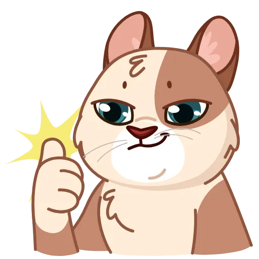 Стикер 3 Cats Memes