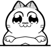 Стикер 11 Catting Cat