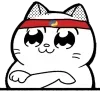 Стикер 33 Catting Cat