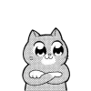 Стикер 60 Catting Cat