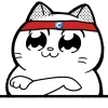 Стикер 30 Catting Cat