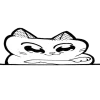 Стикер 8 Catting Cat