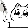 Стикер 23 Catting Cat