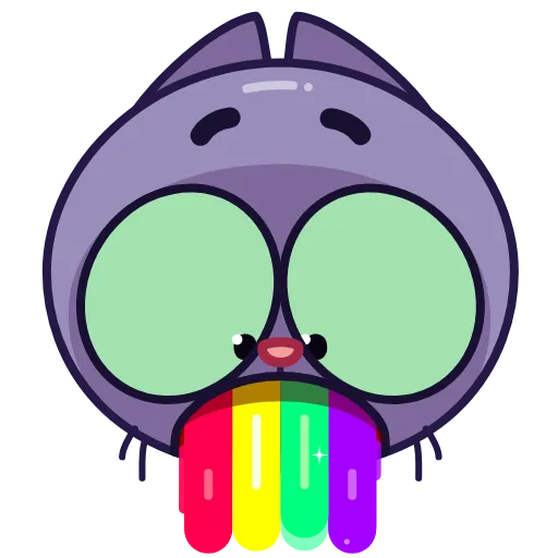Стикер 17 Catz Emoji