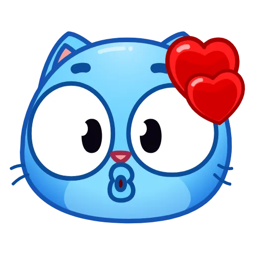 Стикер 6 Catz Emoji