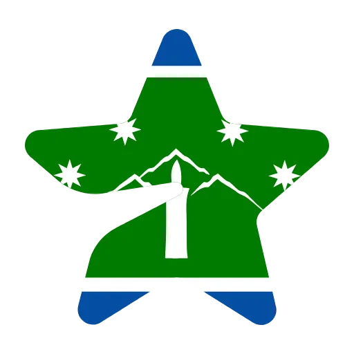 Стикер 46 Флаги Кавказа