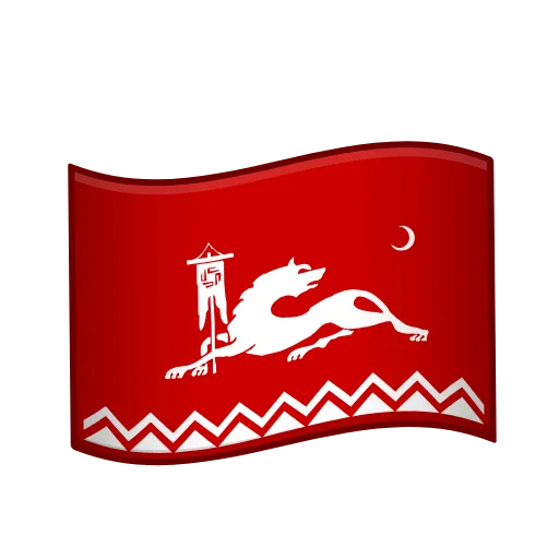 Стикер 19 Флаги Кавказа