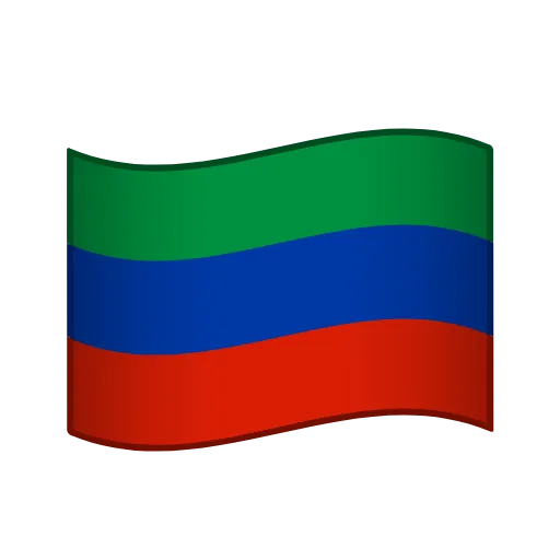 Стикер 16 Флаги Кавказа