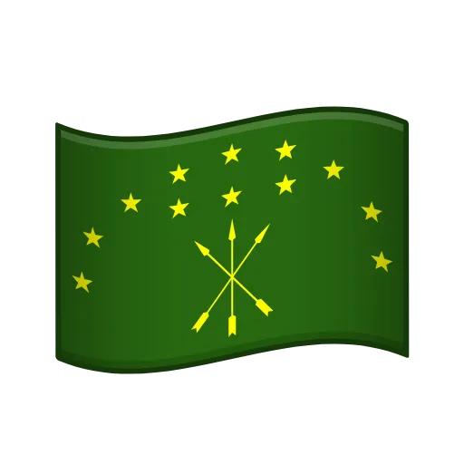 Стикер 55 Флаги Кавказа