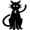 Стикер 28 🔮📙🐈‍⬛🧙‍♀♈️🗡💀📙