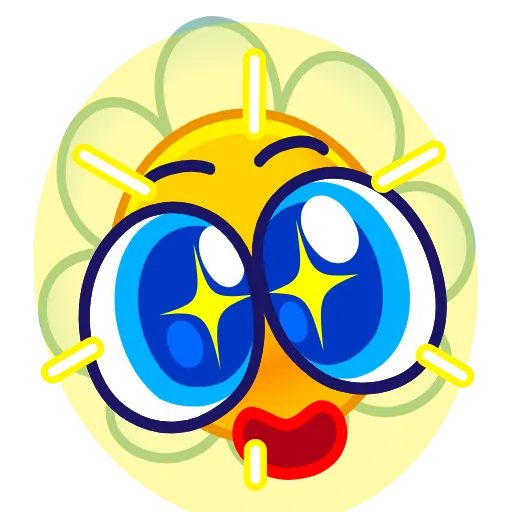 Стикер 13 Chamomile Emoji