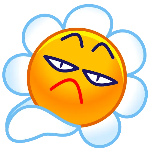 Стикер 39 Chamomile Emoji