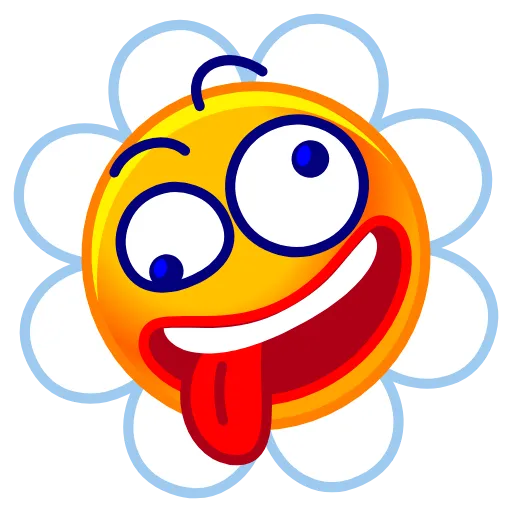 Стикер 6 Chamomile Emoji