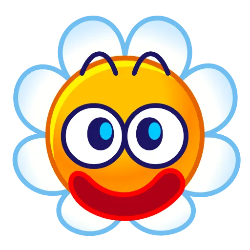 Стикер 54 Chamomile Emoji