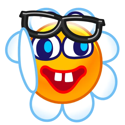 Стикер 8 Chamomile Emoji