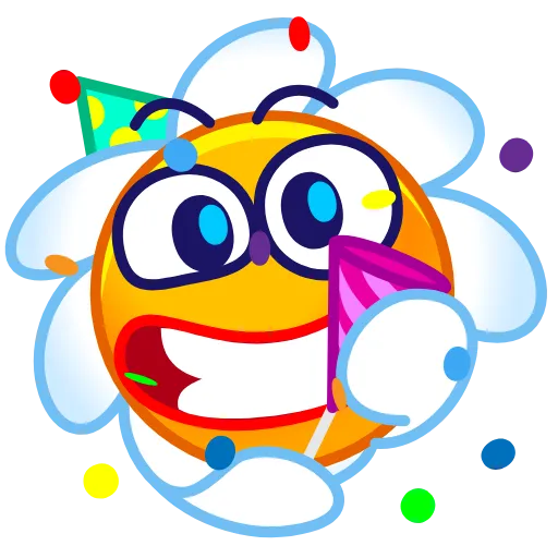 Стикер 10 Chamomile Emoji