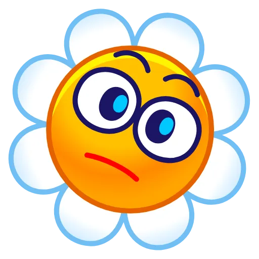 Стикер 50 Chamomile Emoji