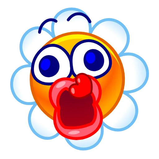 Стикер 5 Chamomile Emoji